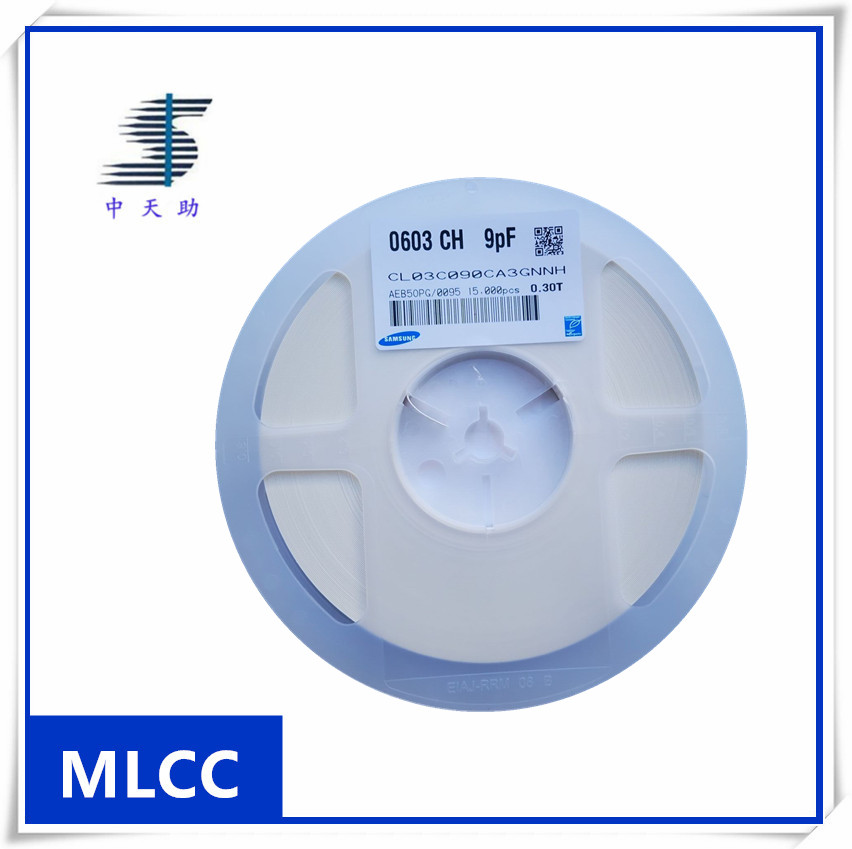 三星贴片电容 CL03C090CA3GNNH 9PF 25V NP0 0201