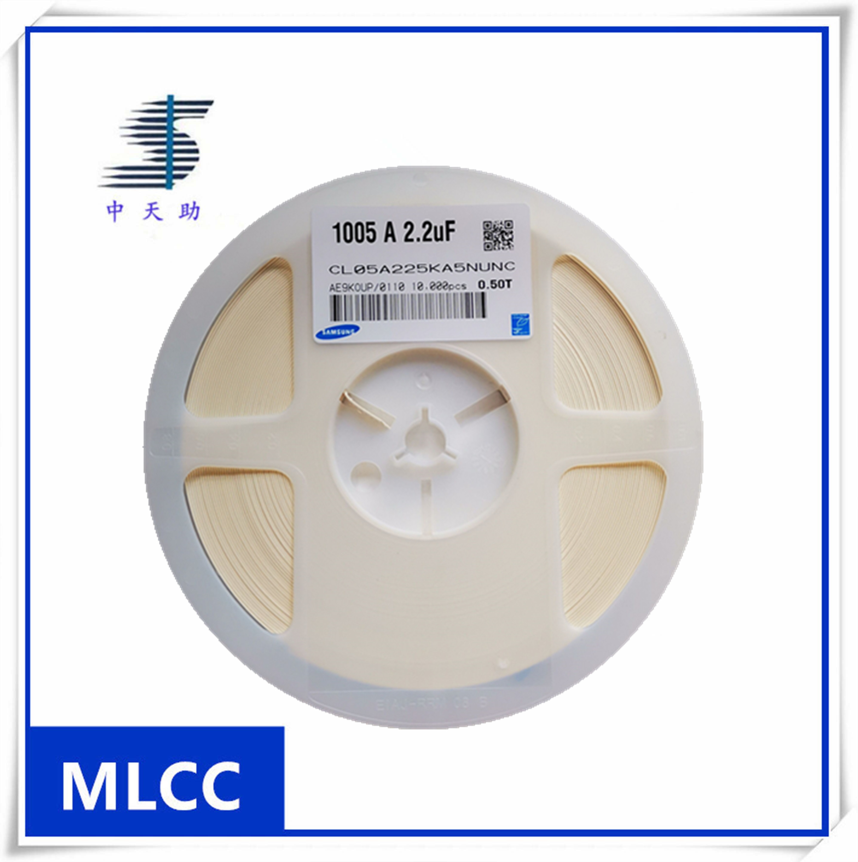 CL05A225KA5NUNC 2.2UF 25V X5R 0402 三星 贴片电容
